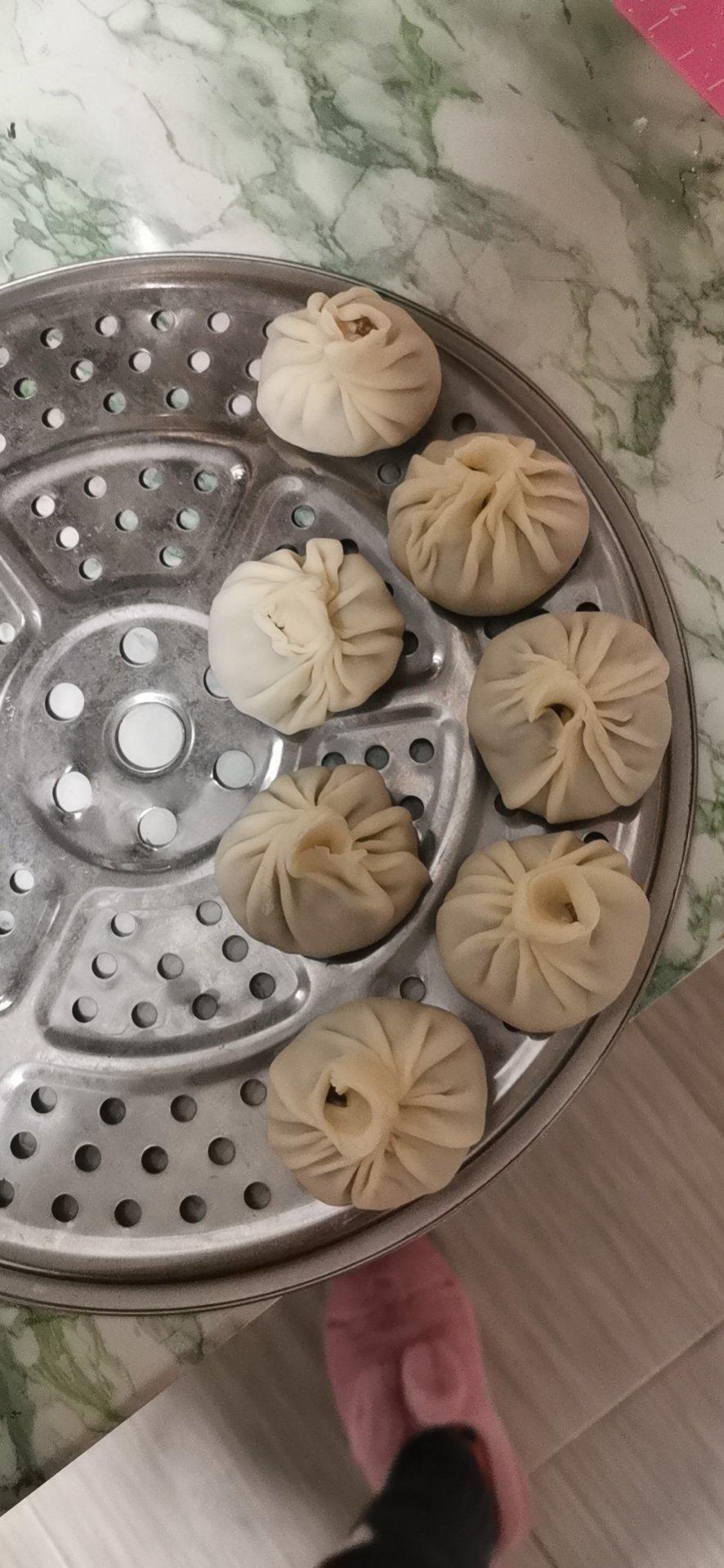 网红【水晶水煎包】一次就成功！