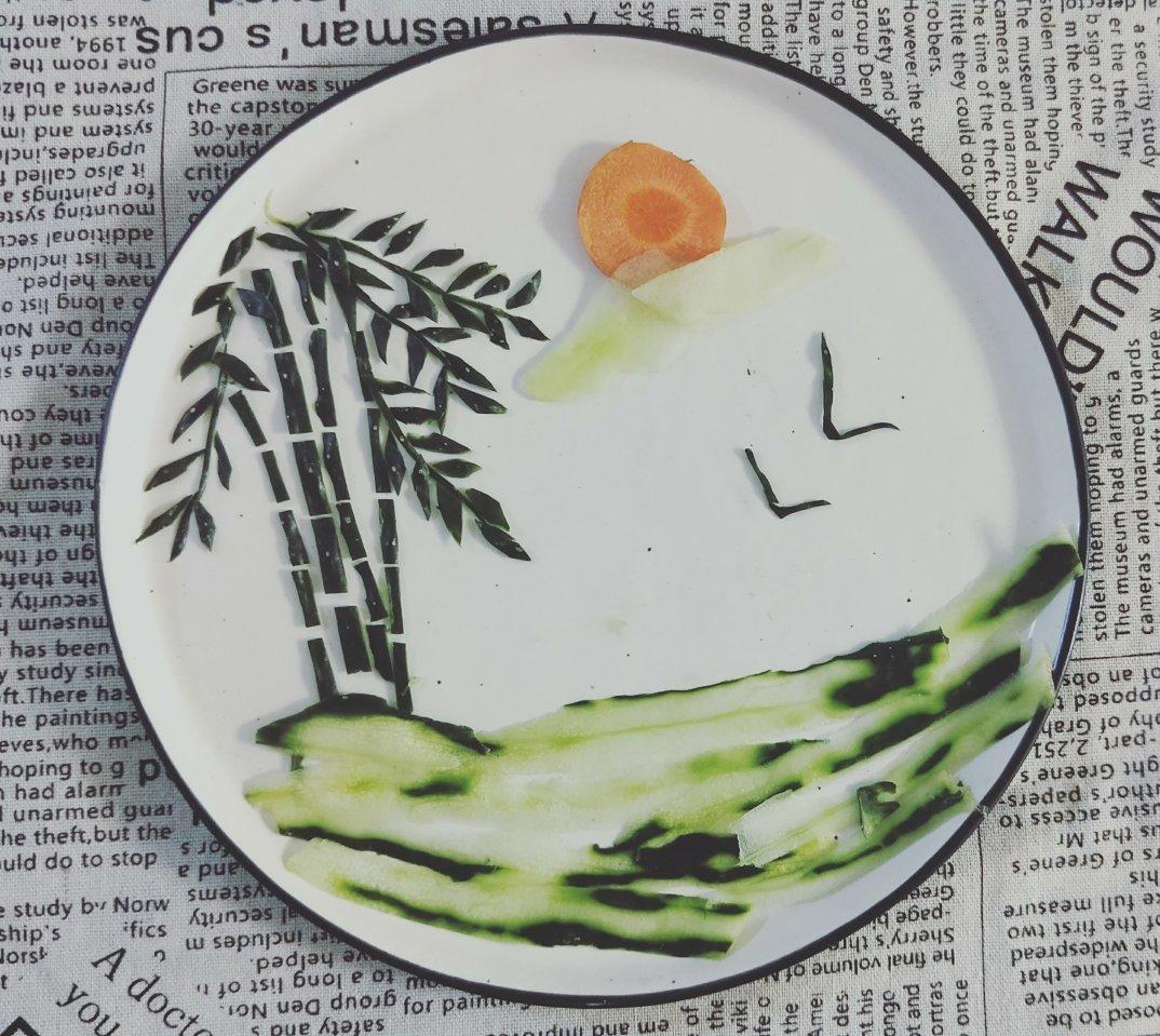 我的蔬果盘画（花鸟虫草集）