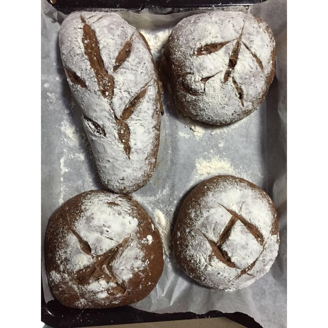 天然酵种可可杂粮软欧