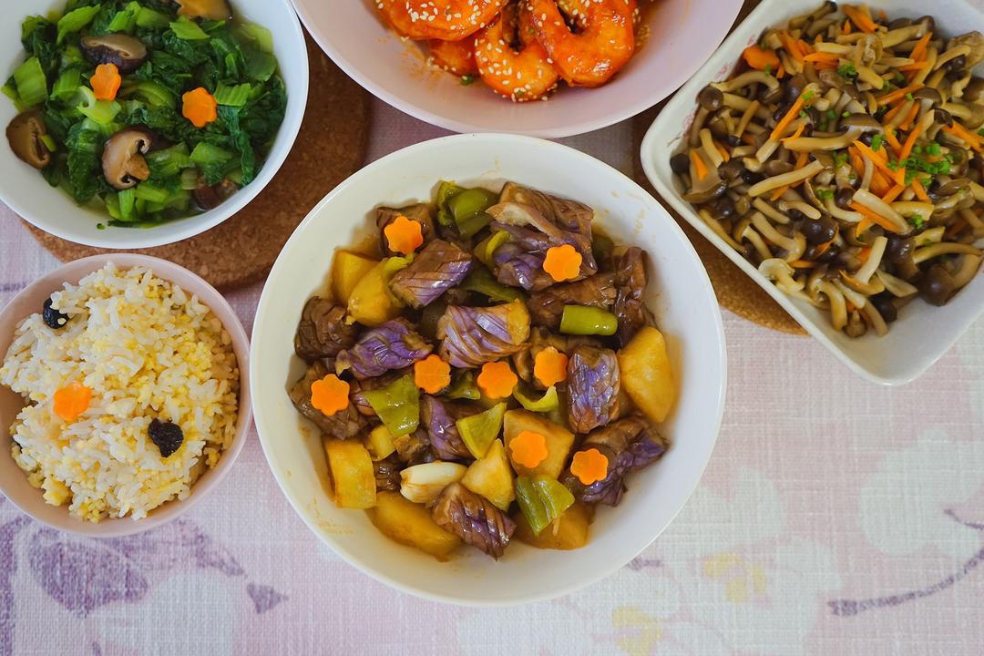 少油 低卡の地三鲜的做法