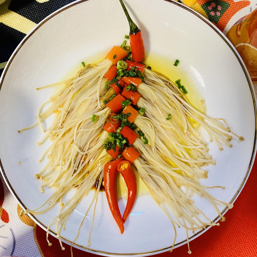 ㊗️新年开运菜🌶炮竹金针菇💥小白零失败