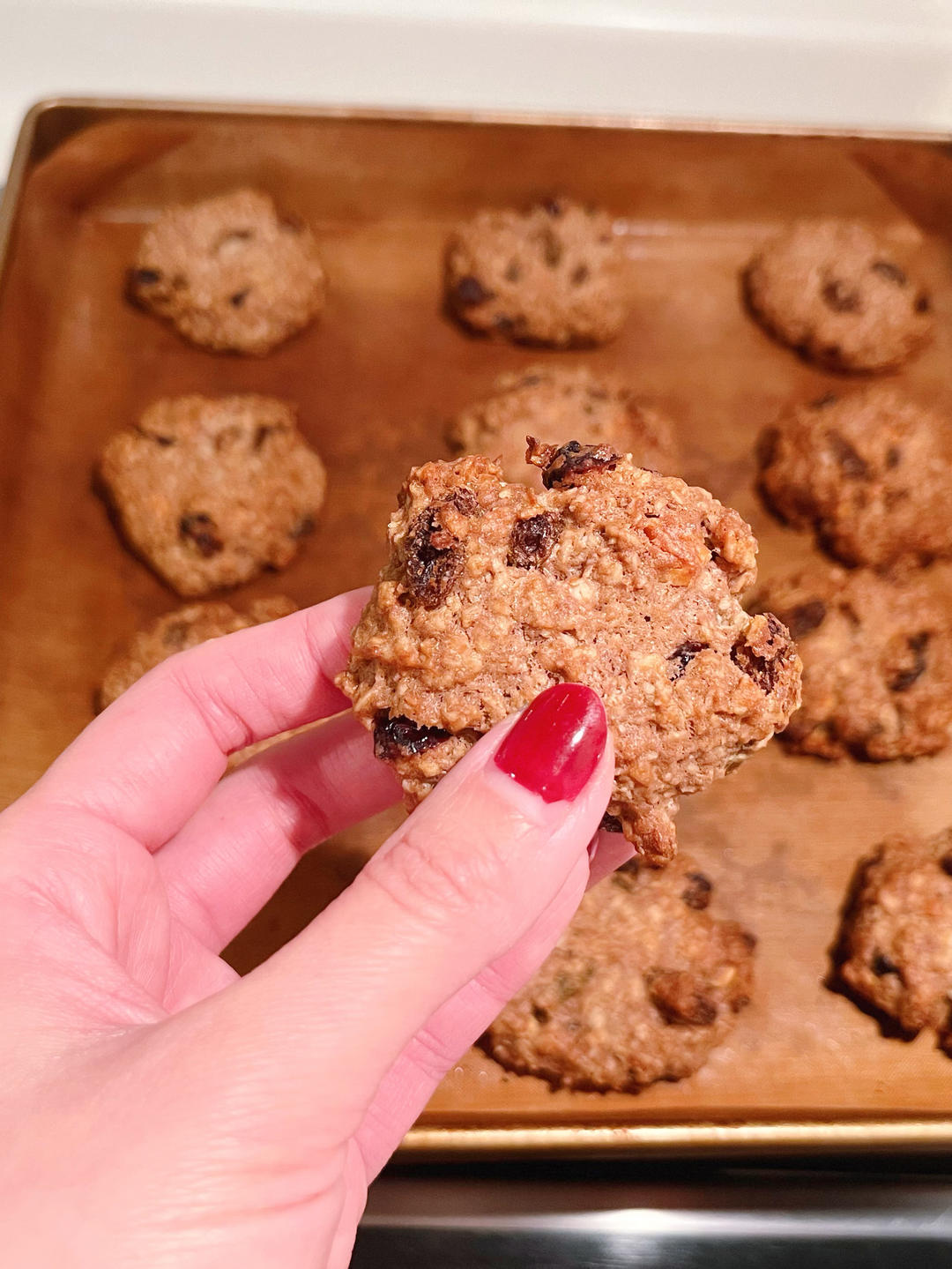 蔓越莓白巧克力燕麦曲奇