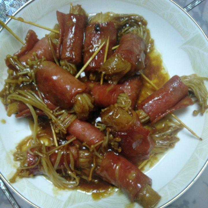 金针菇培根卷