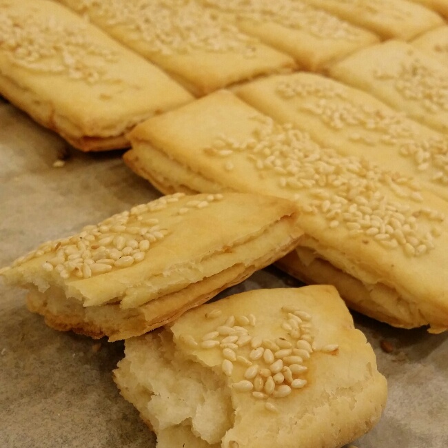 椒盐发面千层饼