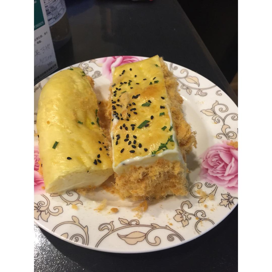 （视频菜谱）肉松面包