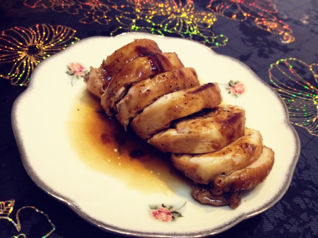 黑椒香菇鸡肉卷