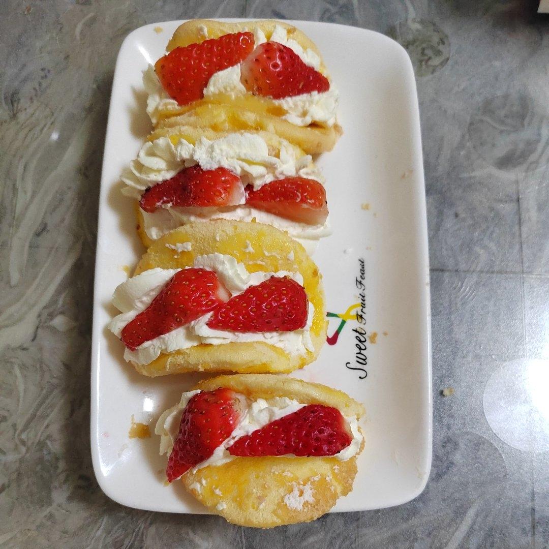 ☕️高颜值下午茶🍓草莓抱抱卷❗️一次成功❗️