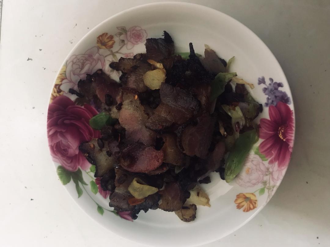 下饭菜｜干豆豉炒腊肉