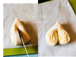 毛毛虫豆沙面包+心形椰蓉包的做法 步骤10