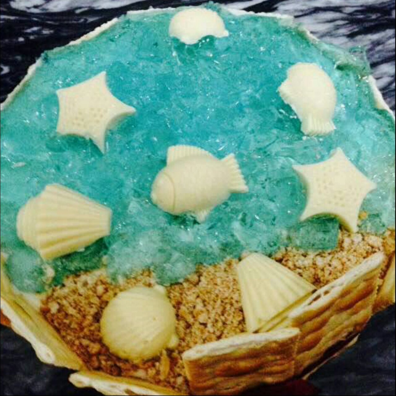 海洋酸奶慕斯蛋糕