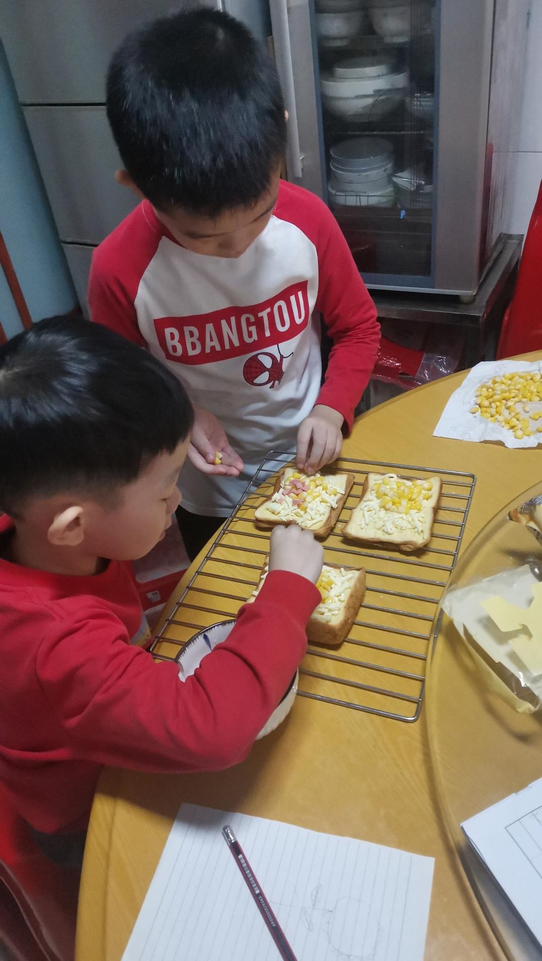 超好吃面包披萨🍕