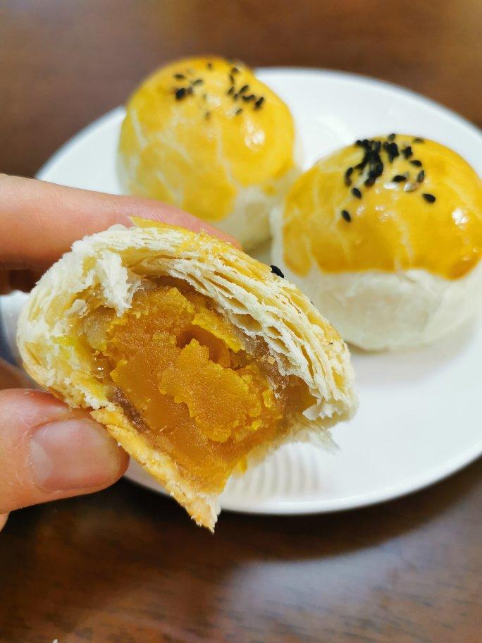 玉米油版蛋黄酥(不破皮)