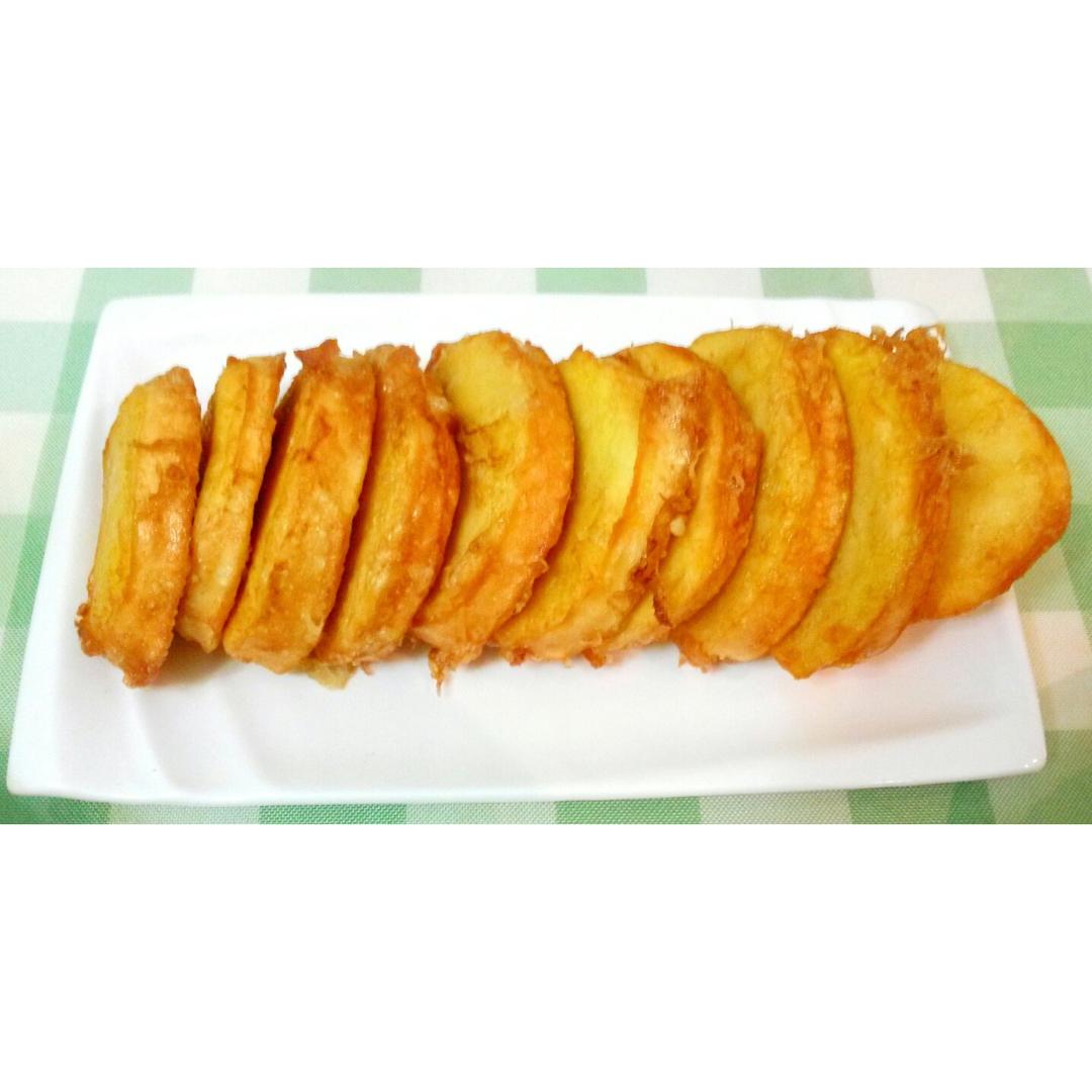 樱桃仙丹做的金炸馒头片