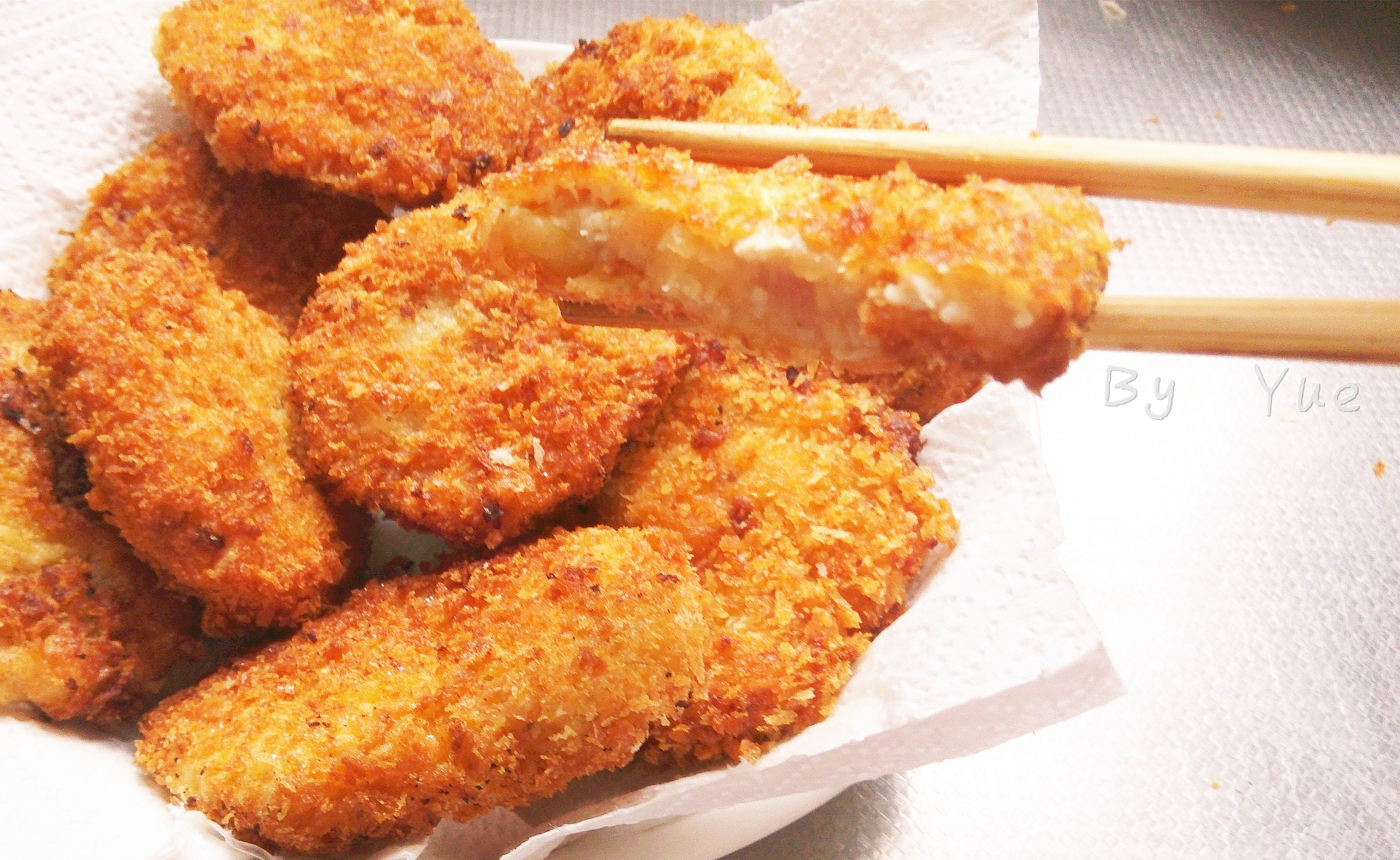 鸡肉可乐饼