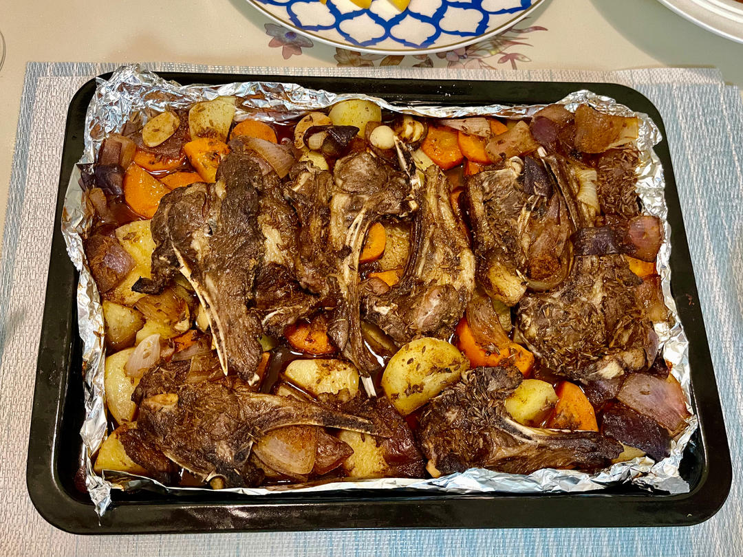 超好吃的烤羊排烤箱版