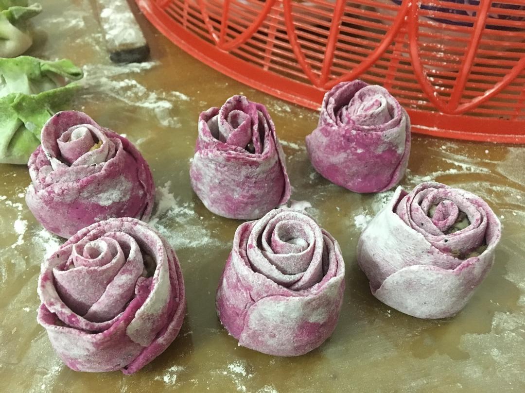 玫瑰花饺子