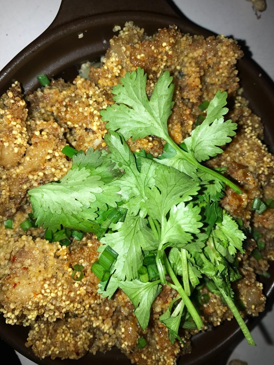 小米蒸牛肉