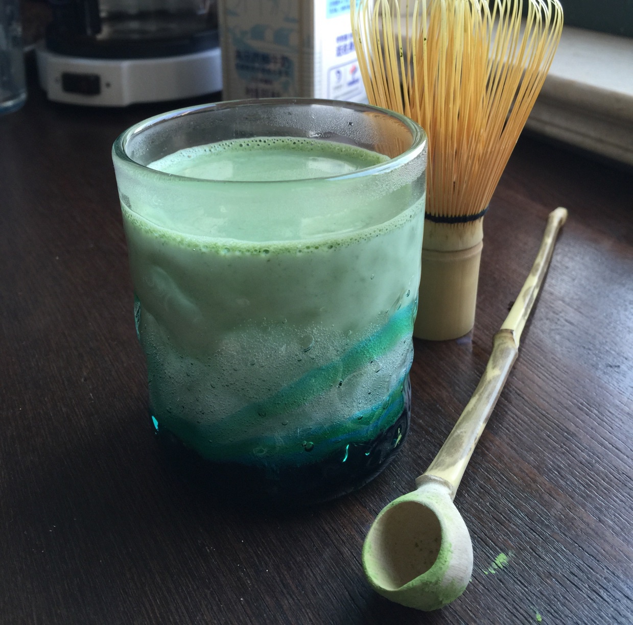 打抹茶 抹茶拿铁