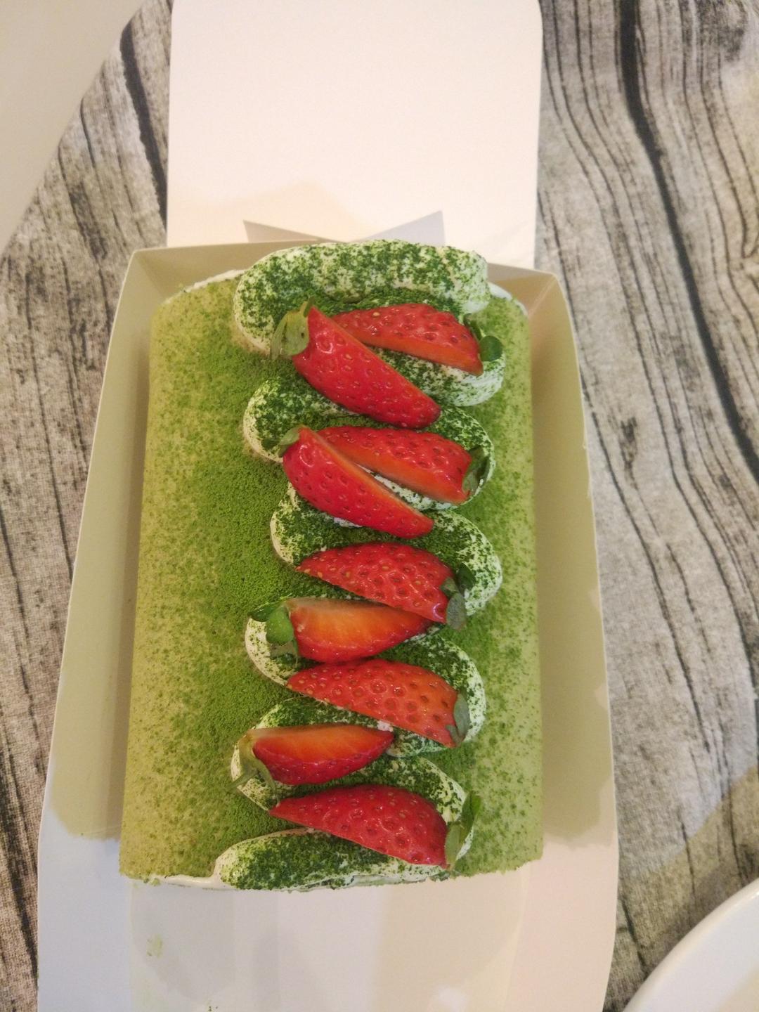 抹茶焦糖舒芙蕾蛋糕卷