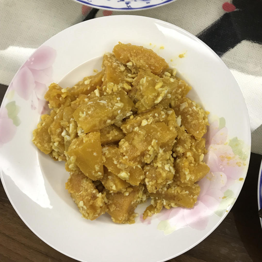 咸蛋黄炒南瓜