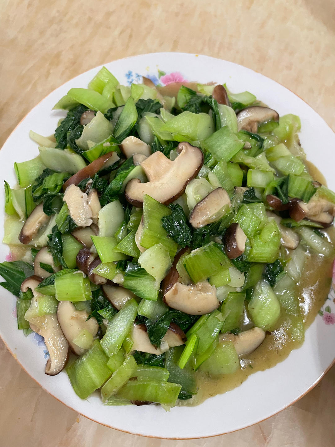 香菇油菜（简单快手）