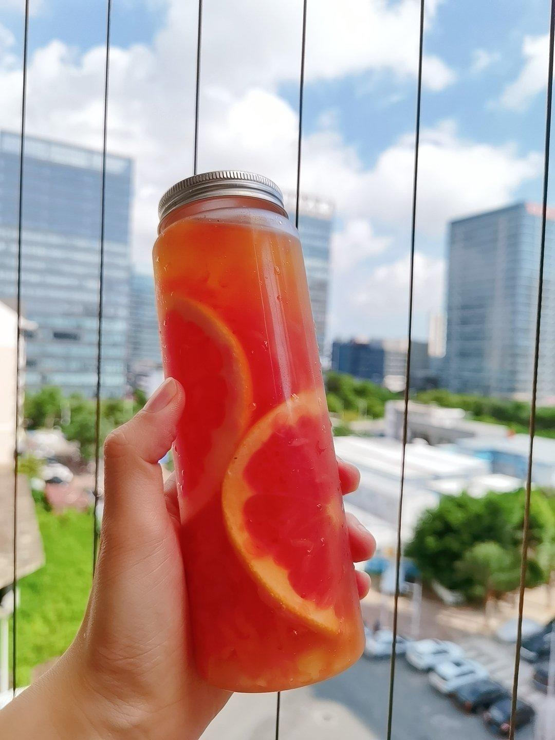 满杯西柚（西柚果茶冰沙）