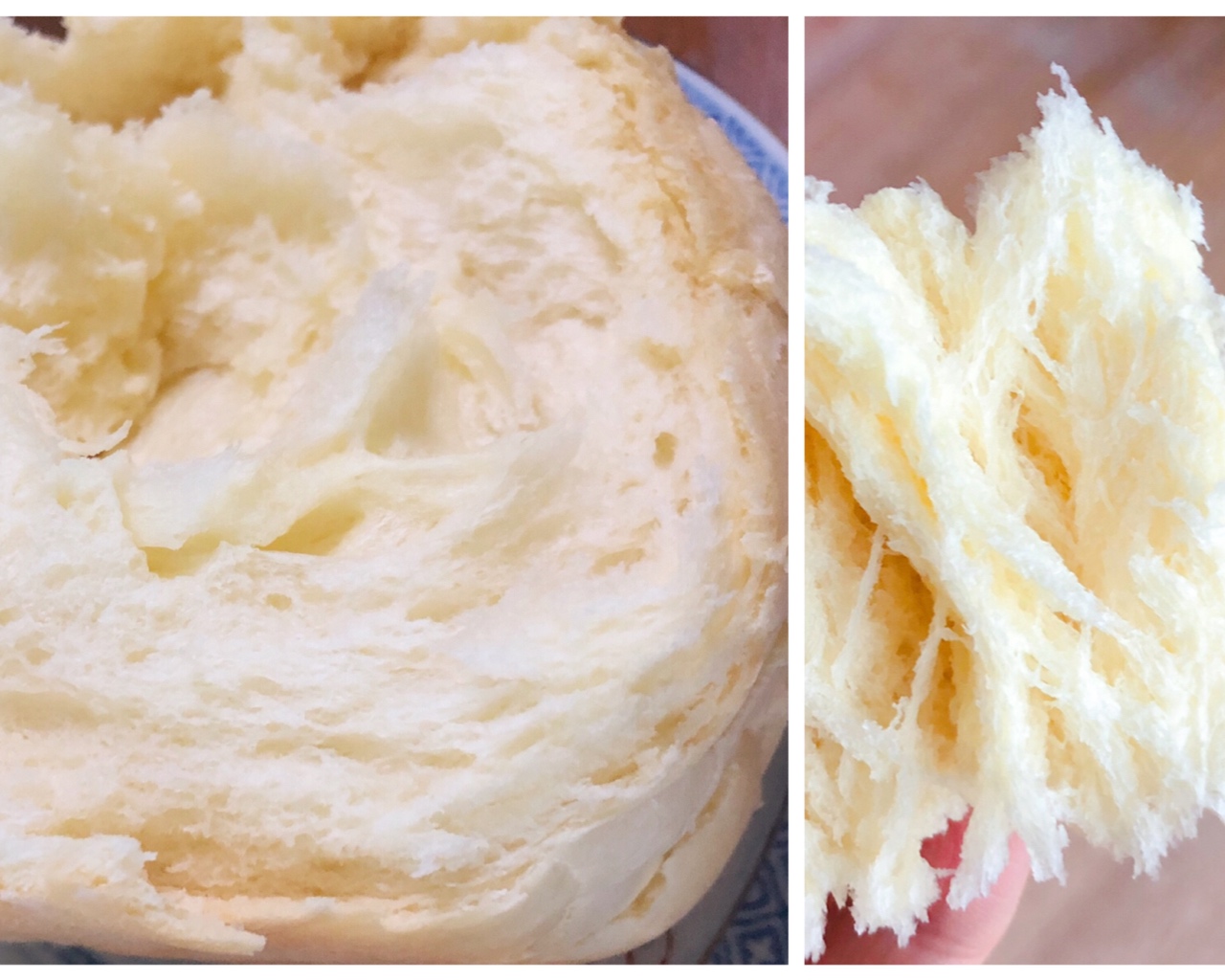 低脂奶香云朵面包（汤种面包机预约懒人早餐）的做法
