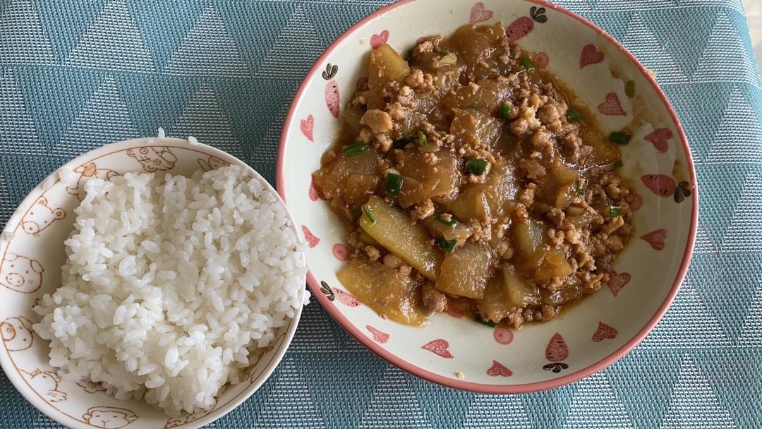 冬瓜肉沫（汁拌饭超好吃）