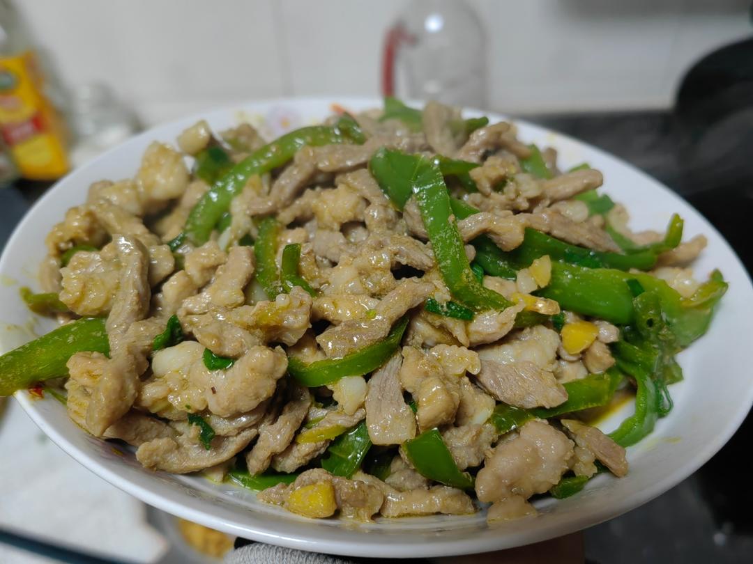 青椒炒肉丝
