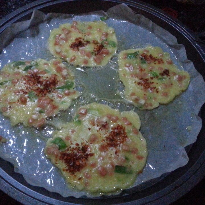 土豆火腿肠鸡蛋饼