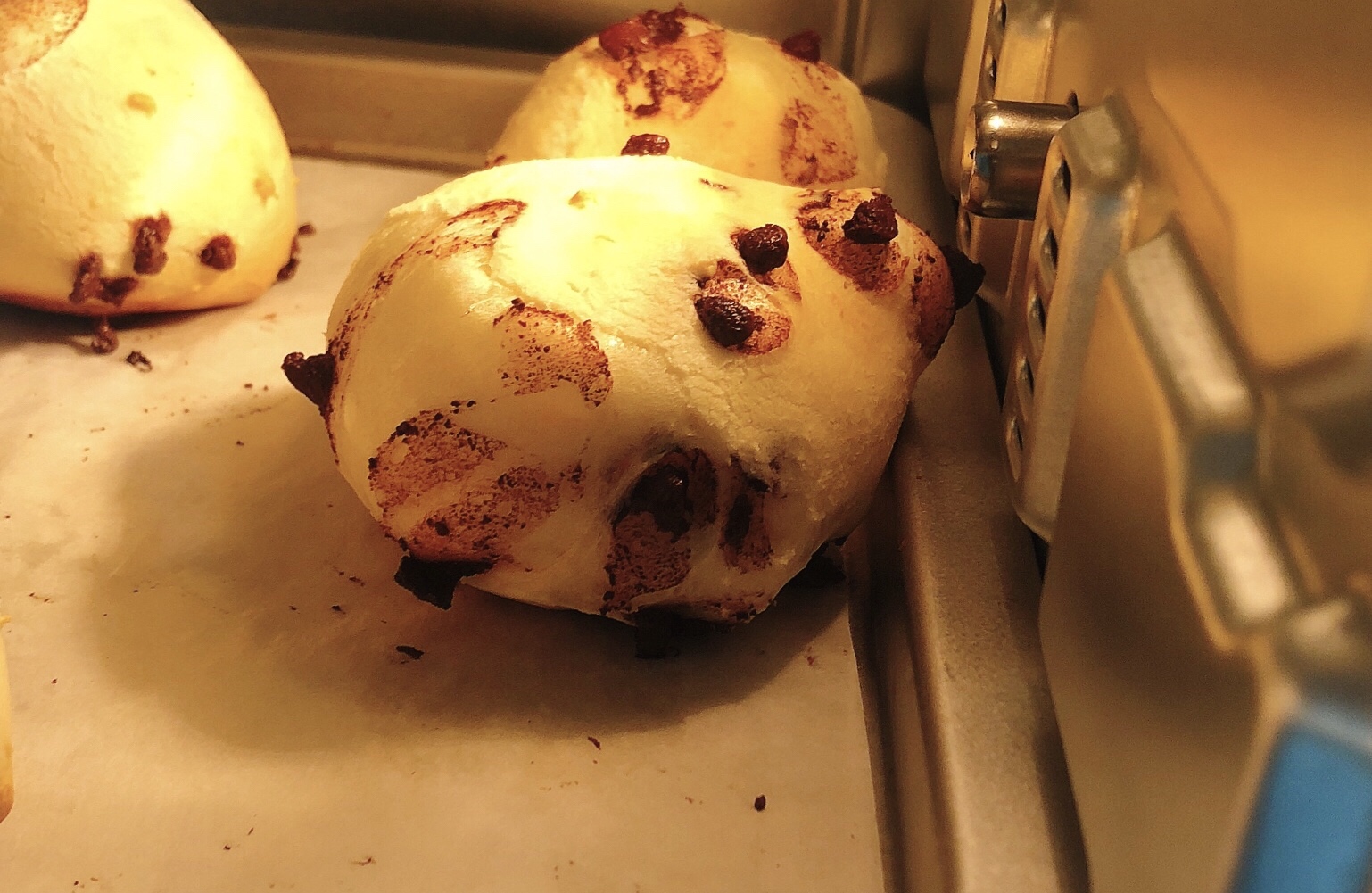 烤箱里的预拌粉版麻薯的做法 步骤7
