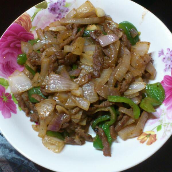 洋葱牛肉丝