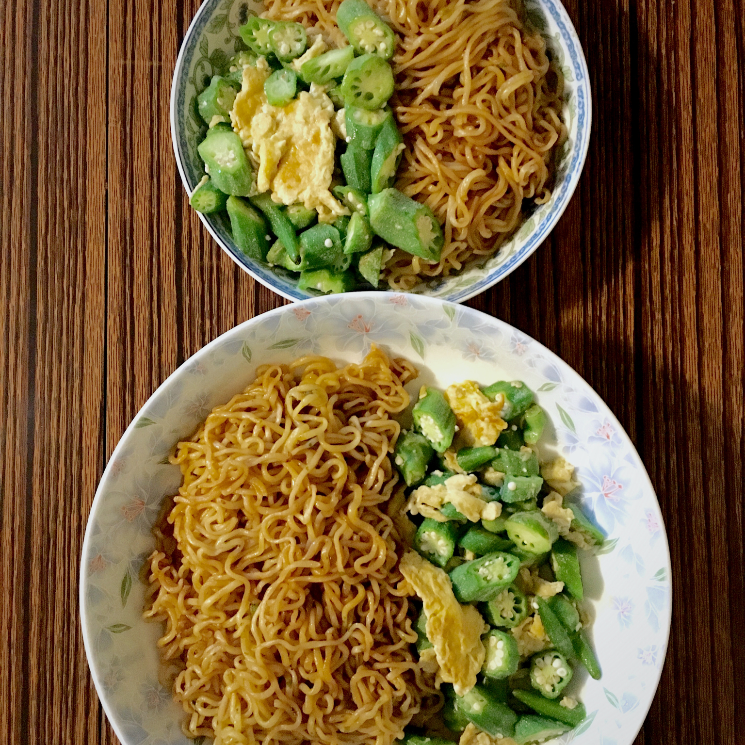 秋葵炒鸡蛋