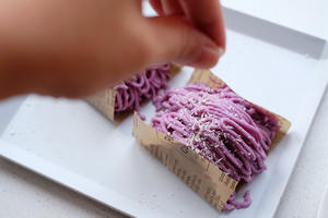 紫薯蒙布朗——松下NU-JK200蒸烤箱食谱的做法 步骤13
