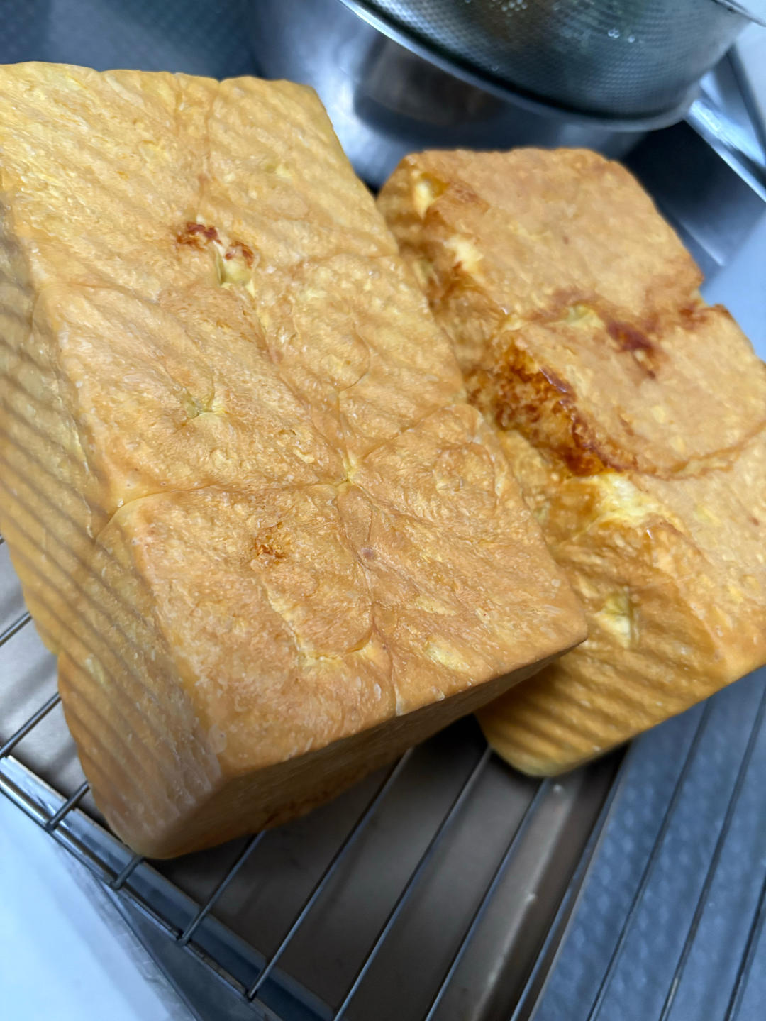 超软超香的【双重南瓜吐司】