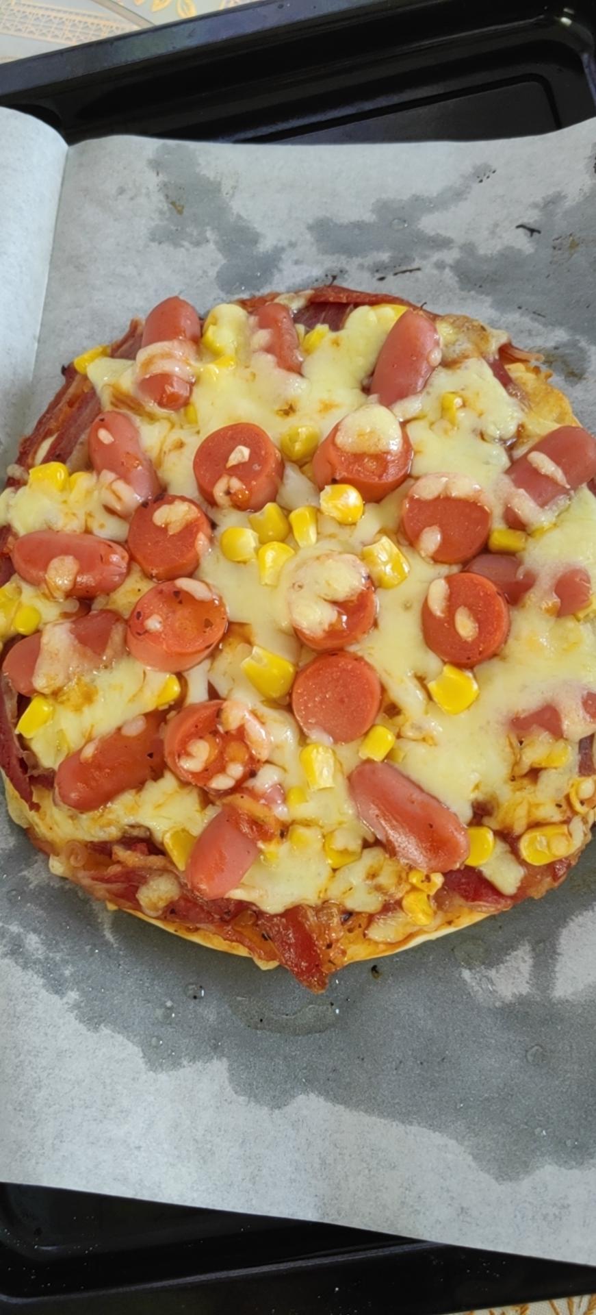 在家做披萨🍕做法超简单，保证你一学就会🙊🙊
