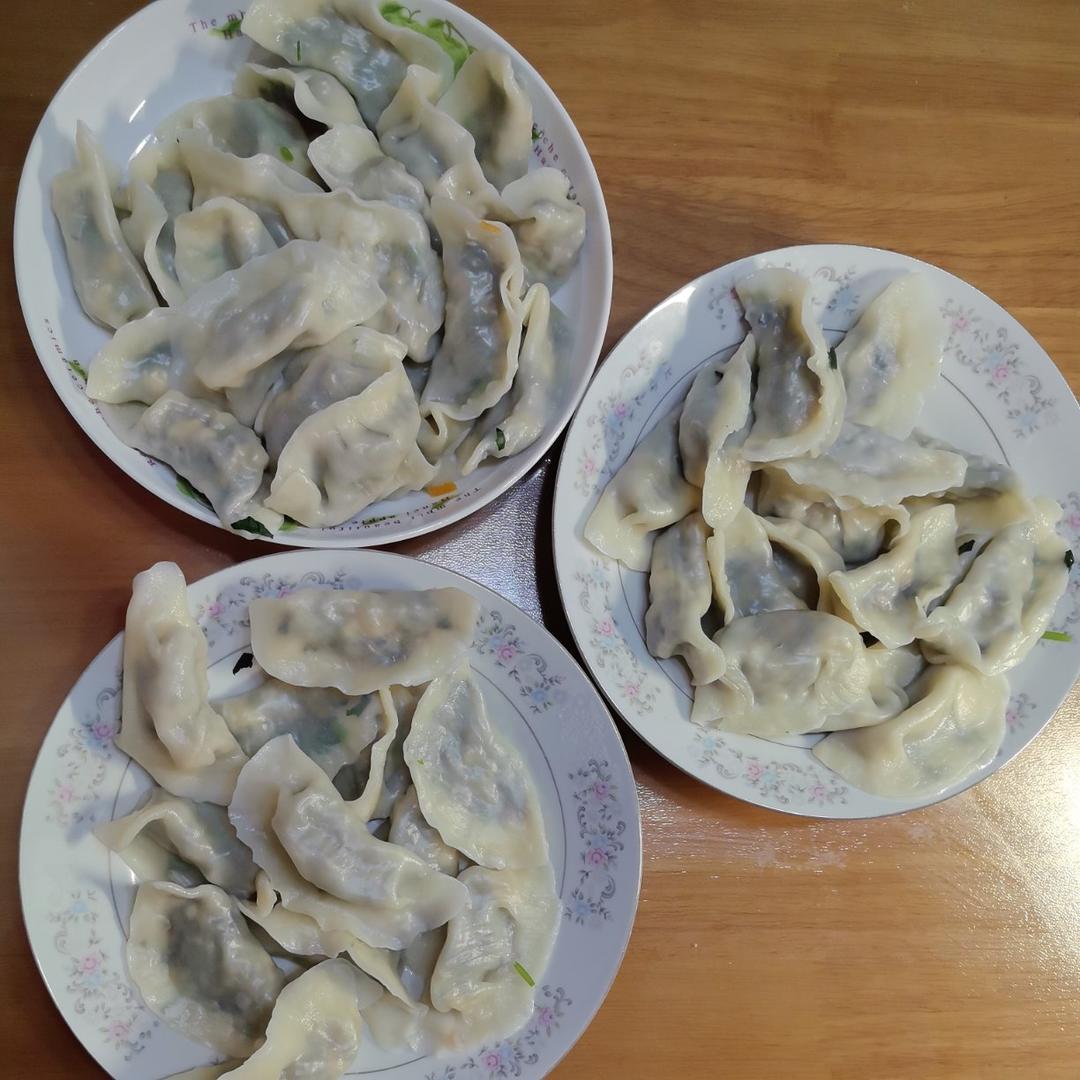 素三鲜菠菜水饺
