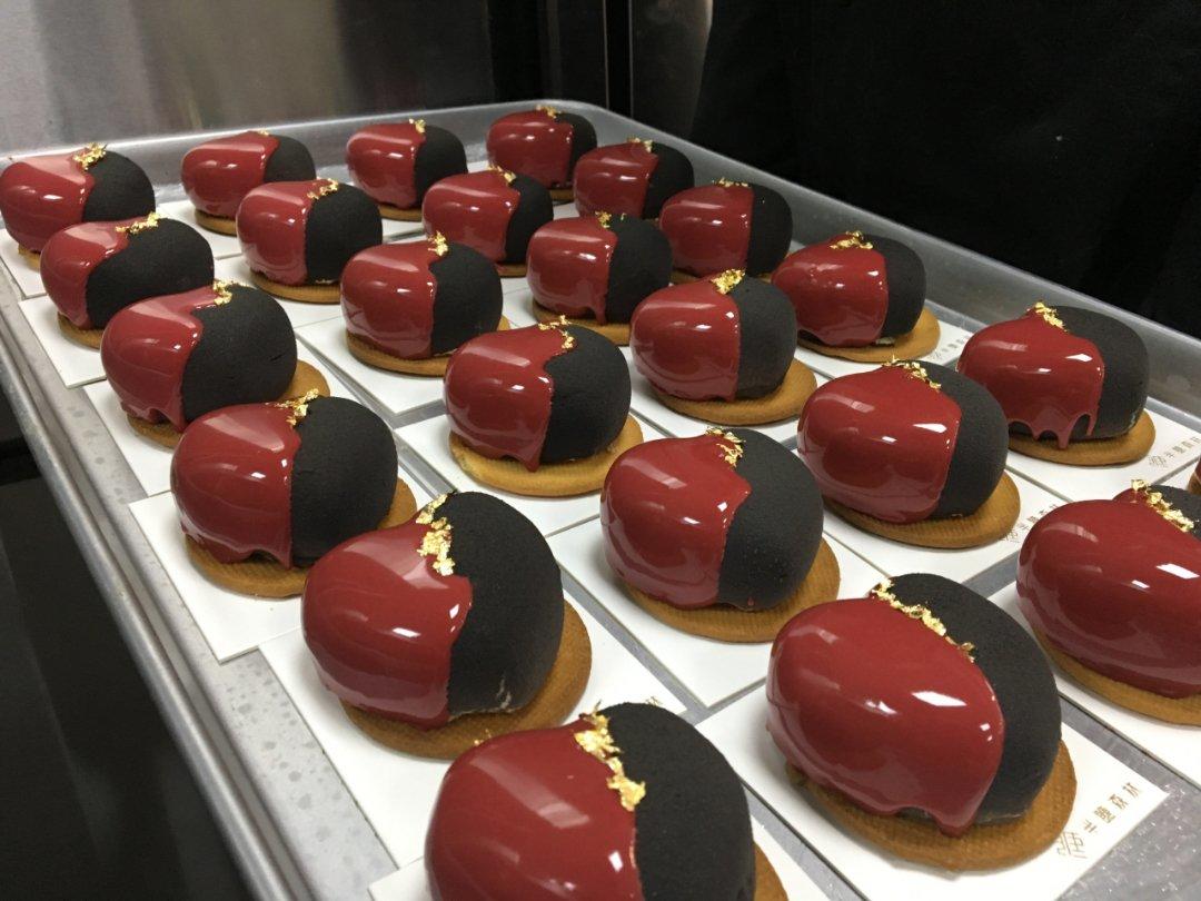 少女❤3D钻石心形覆盆子乳酪慕斯（7寸）