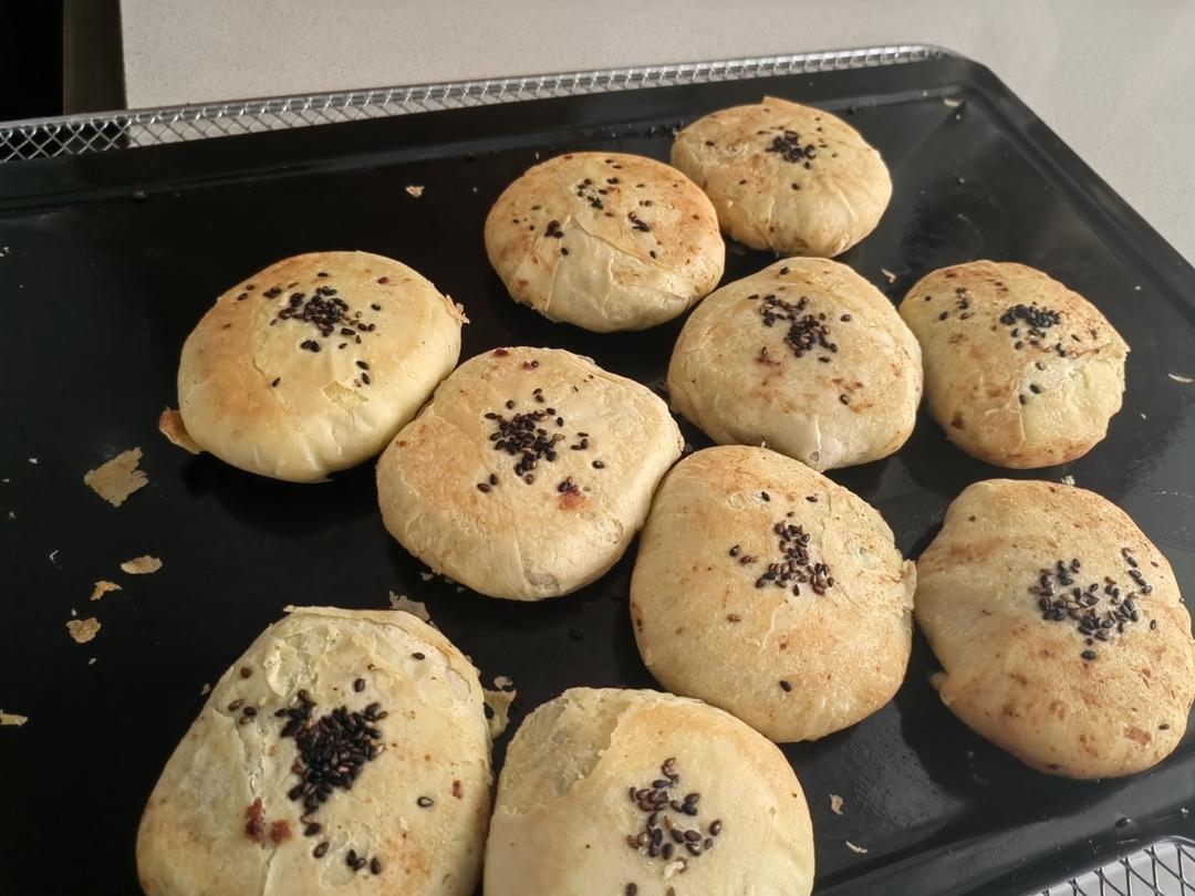 酥皮绿豆饼   酥得掉渣渣