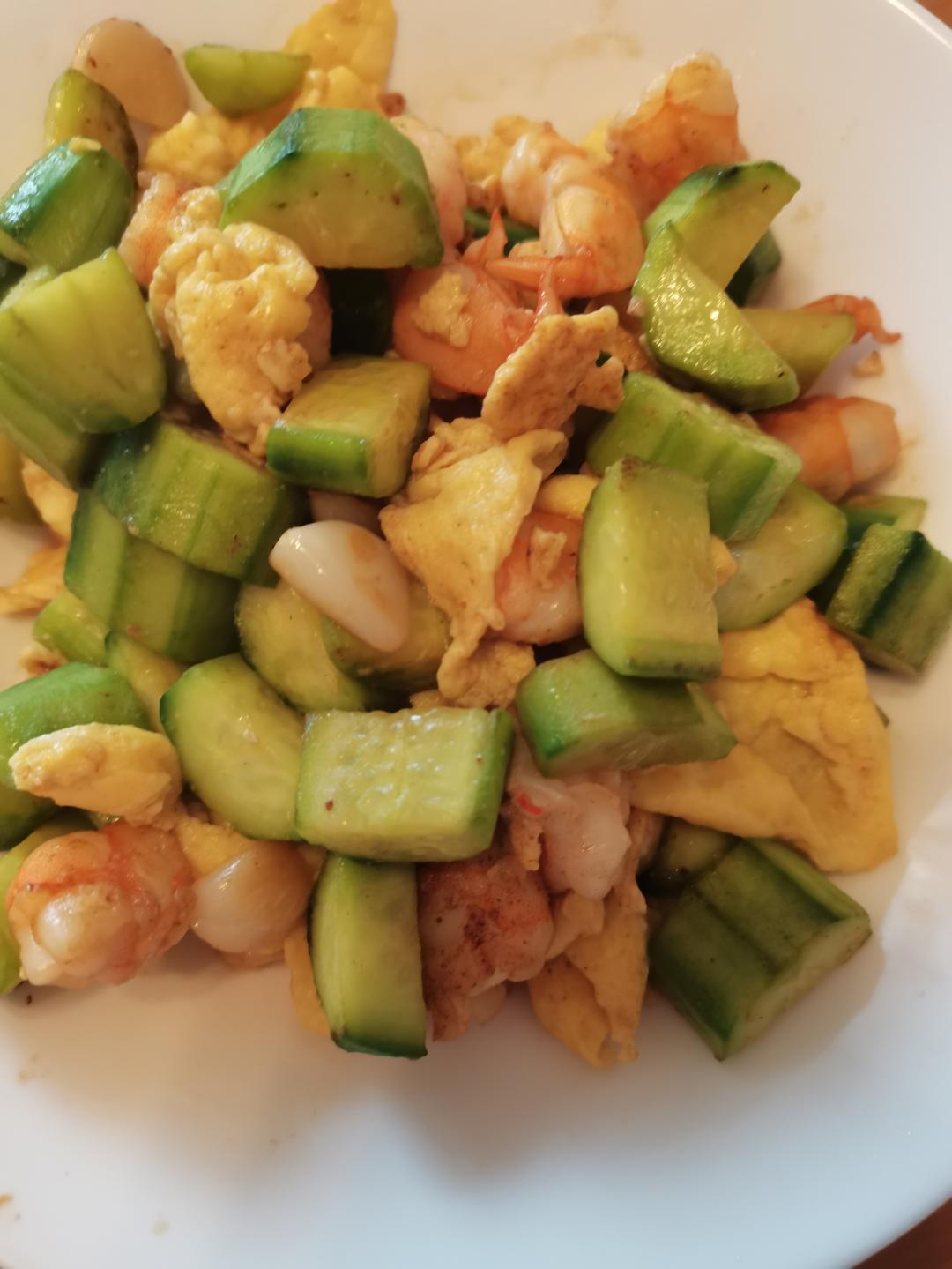 黄瓜虾仁🍤