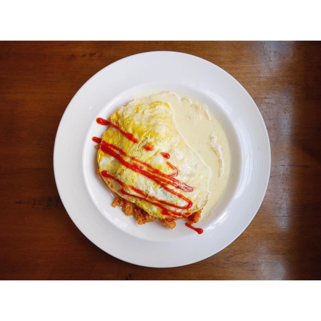 水果姑娘ariel做的超正宗日式蛋包饭