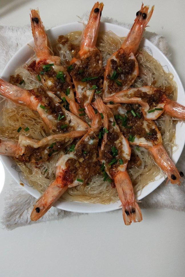 蒜蓉粉丝蒸虾