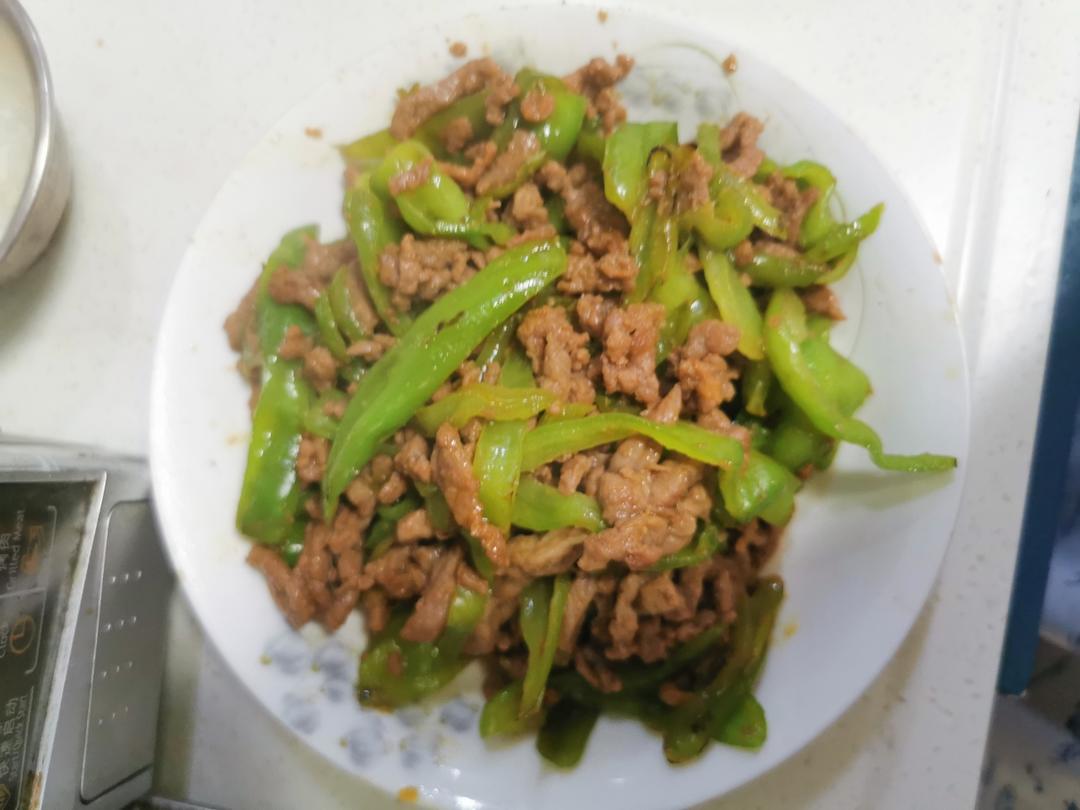 青椒牛肉丝