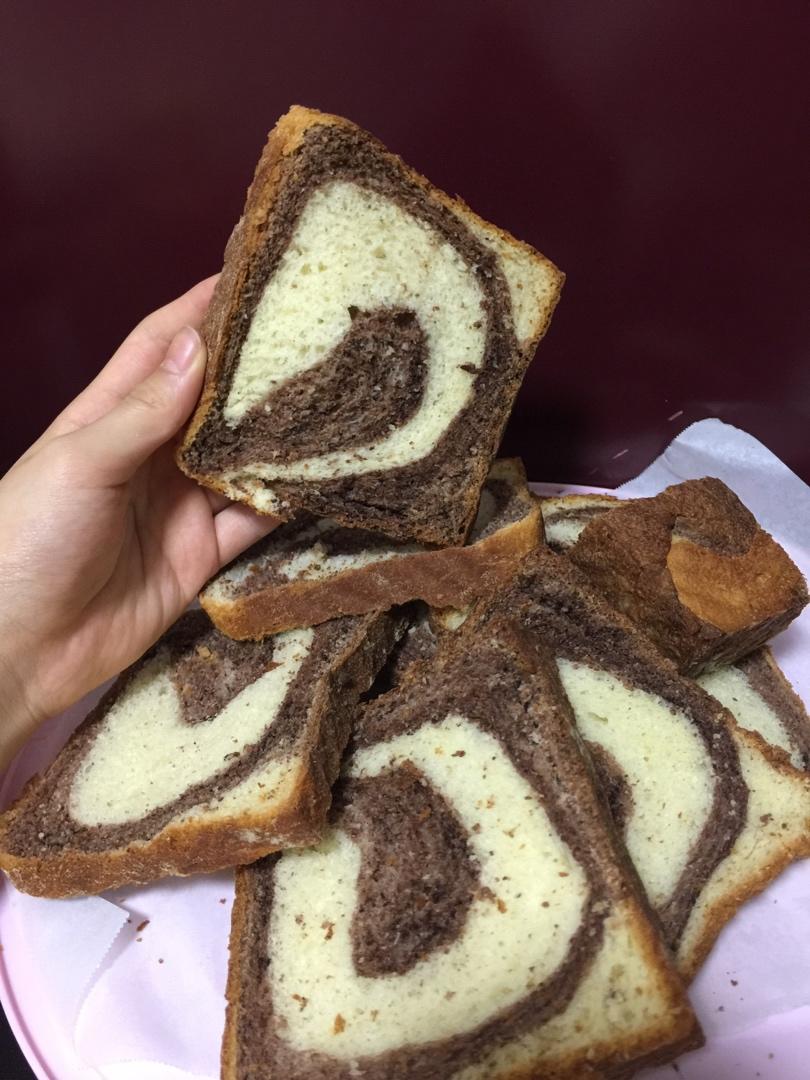 香浓🌟巧克力牛奶吐司🌈