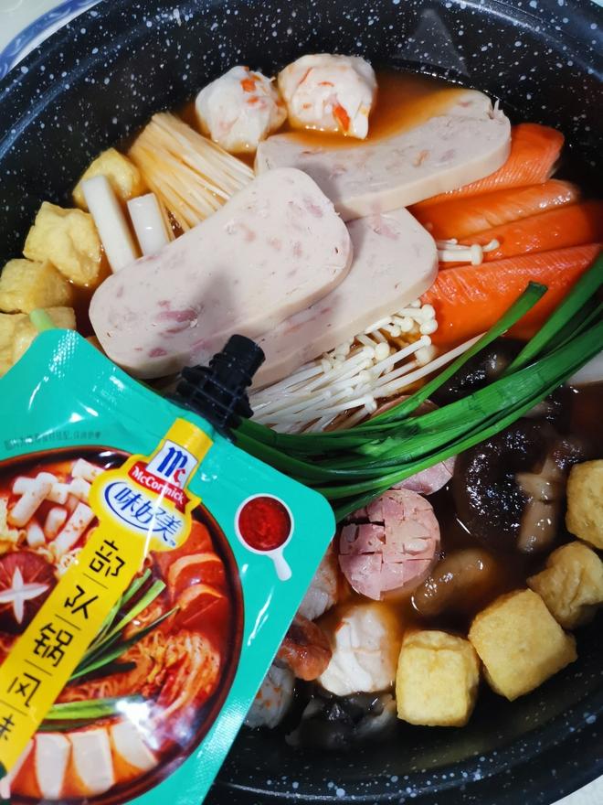 味好美灵魂汤底～韩式部队火锅的做法