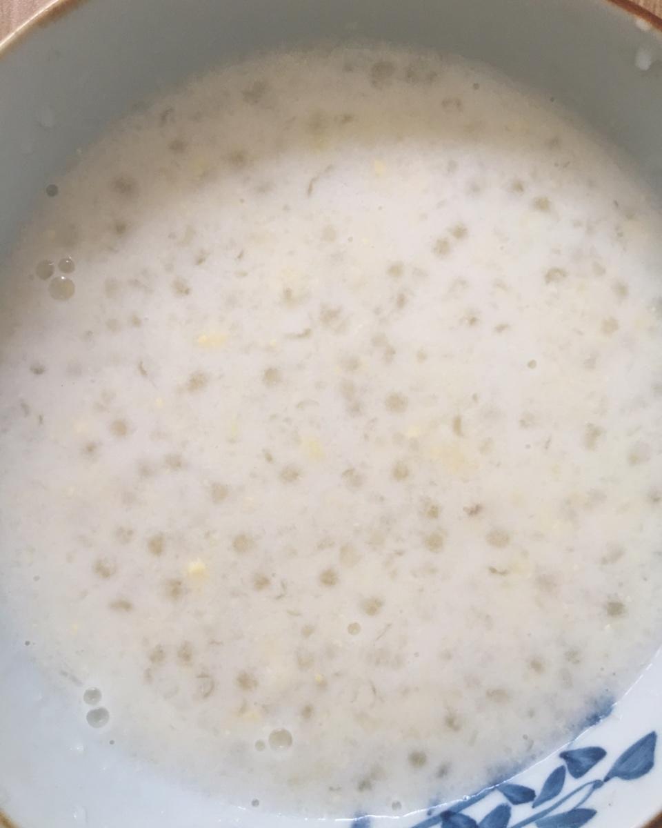 玉米牛奶西米露