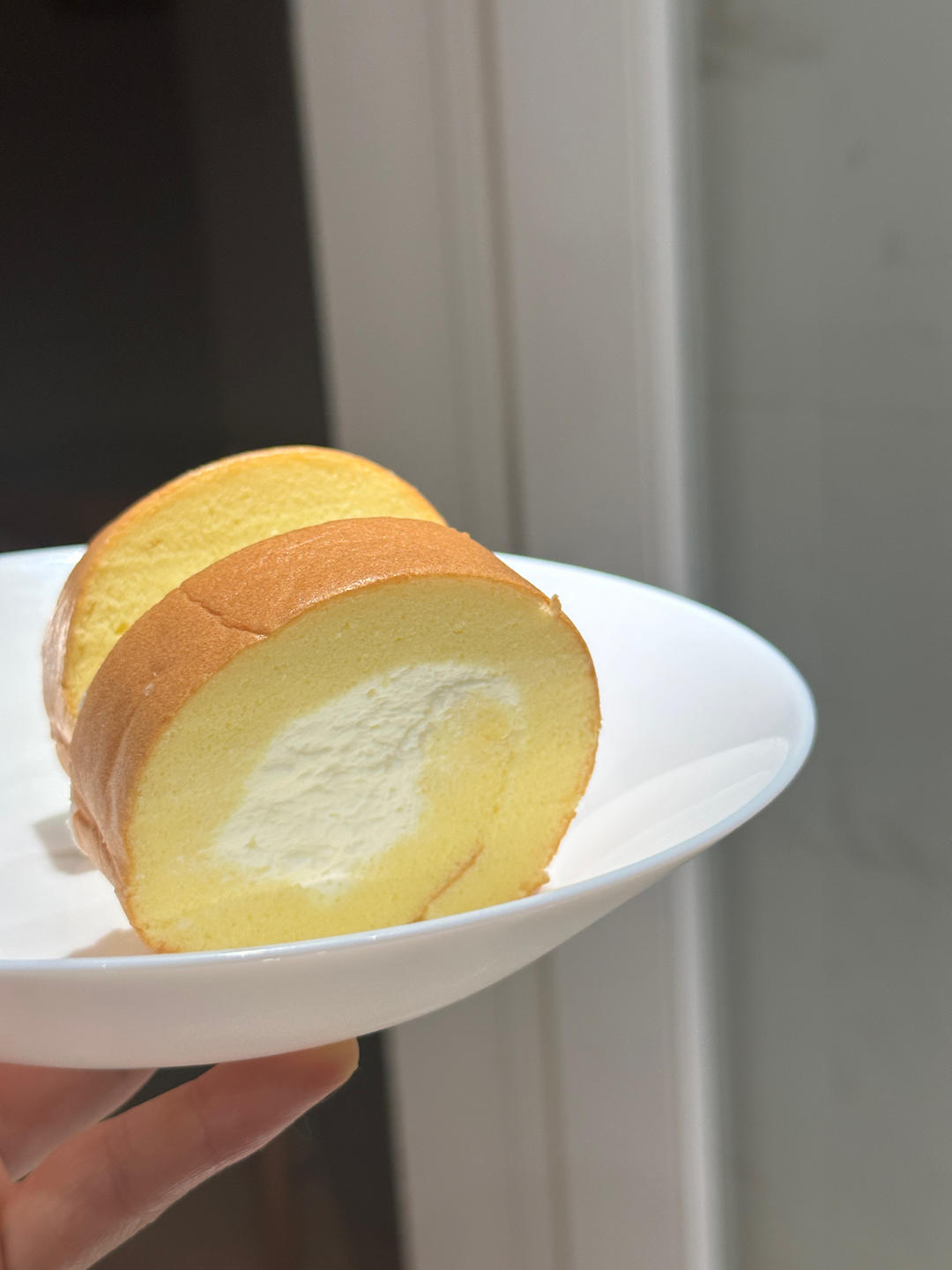 原味戚风蛋糕卷（不开裂/不掉皮）