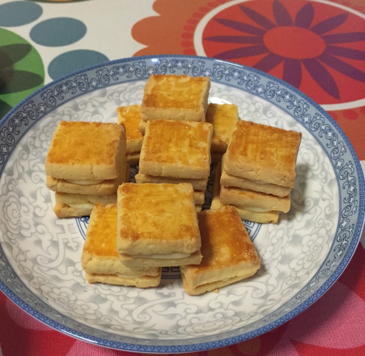 乳酪奶油夹心酥饼