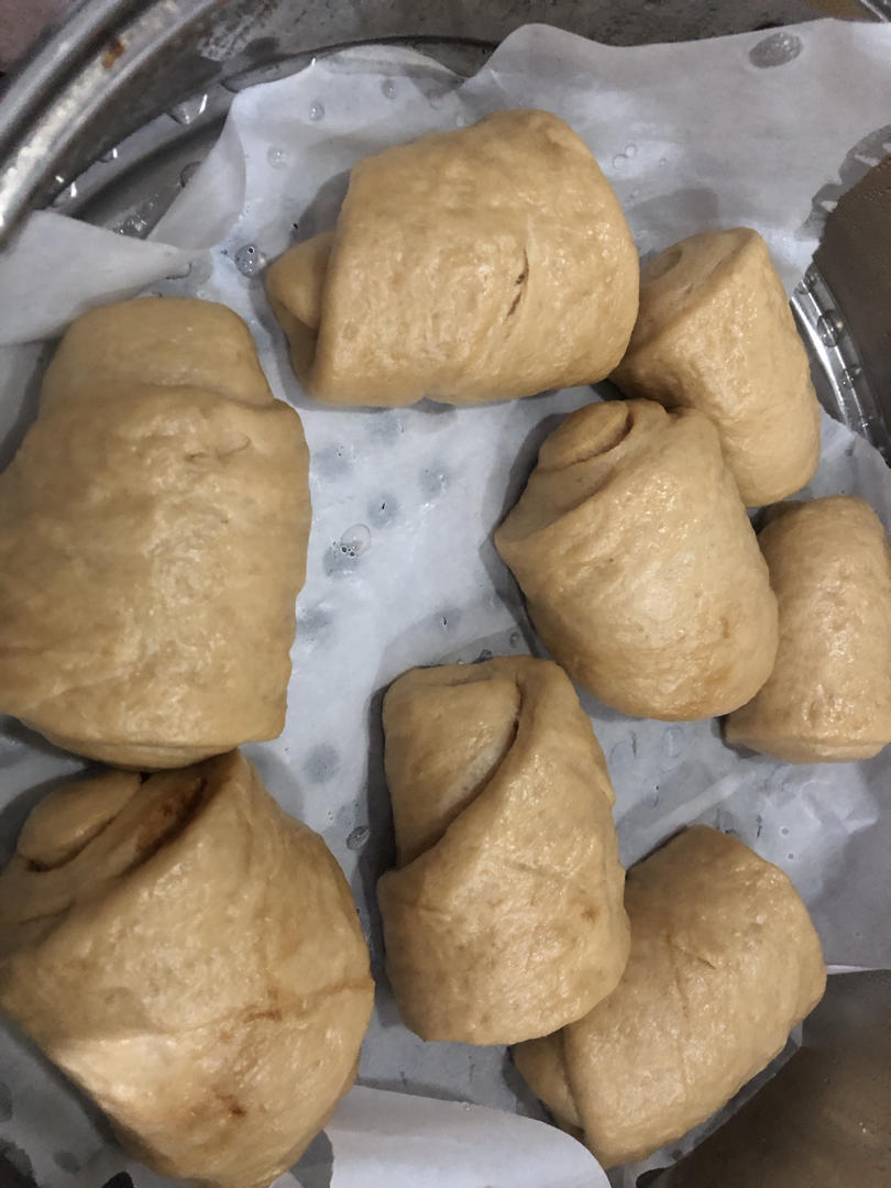 有着面包口感的红糖馒头（一次发酵）