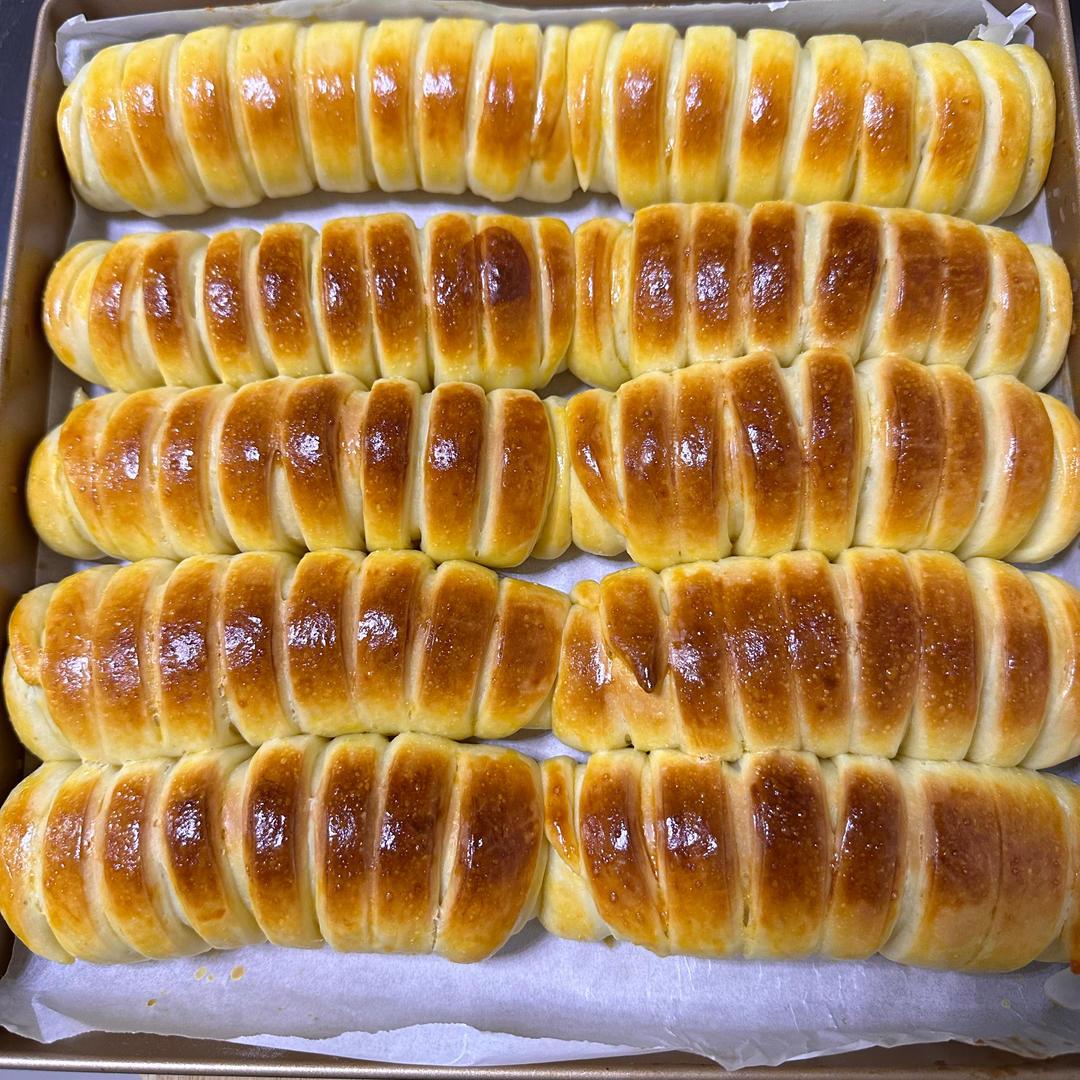超级香软小餐包，超级拉丝一次发酵